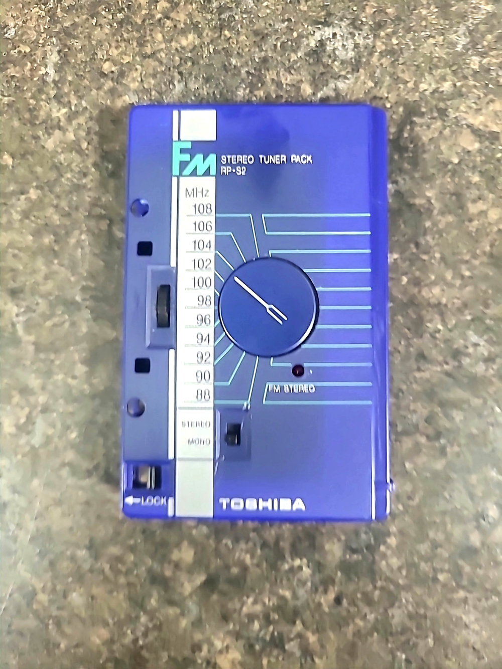 Toshiba Vintage FM Stereo Tuner Pack Model RP-S2